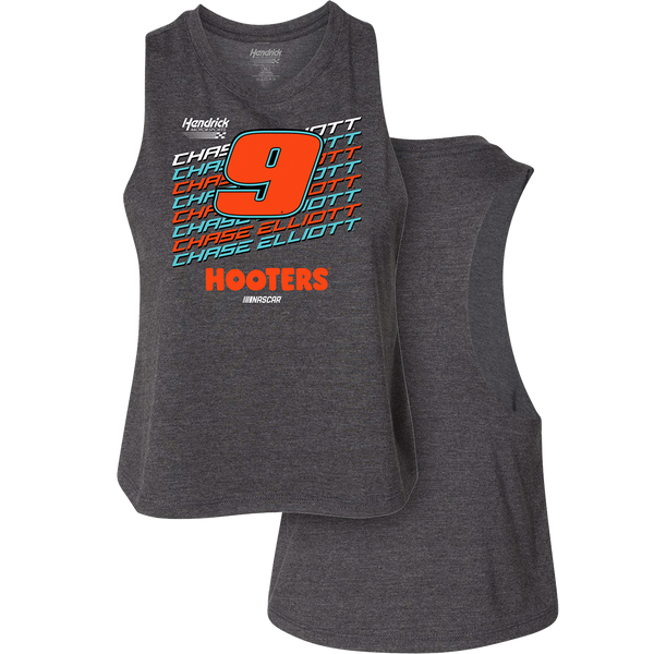 LADIES GREY HOOTERS TANK