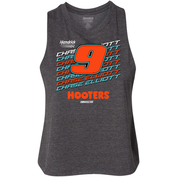 LADIES GREY HOOTERS TANK