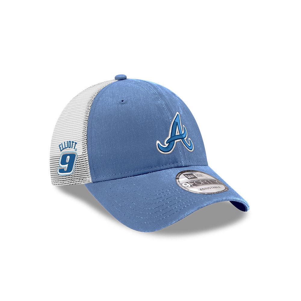 SKY BLUE CE X BRAVES NEW ERA 9FORTY AFRAME TRUCKER HAT – Chase