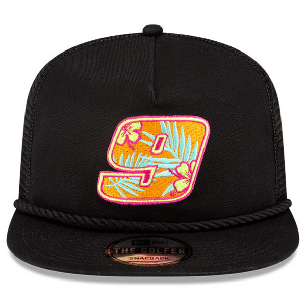 TROPICAL 9 NEW ERA GOLFER TRUCKER HAT
