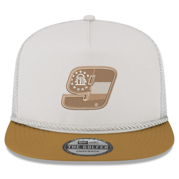 CASQUETTE DE GOLFER TRUCKER NOIR CE NEW ERA