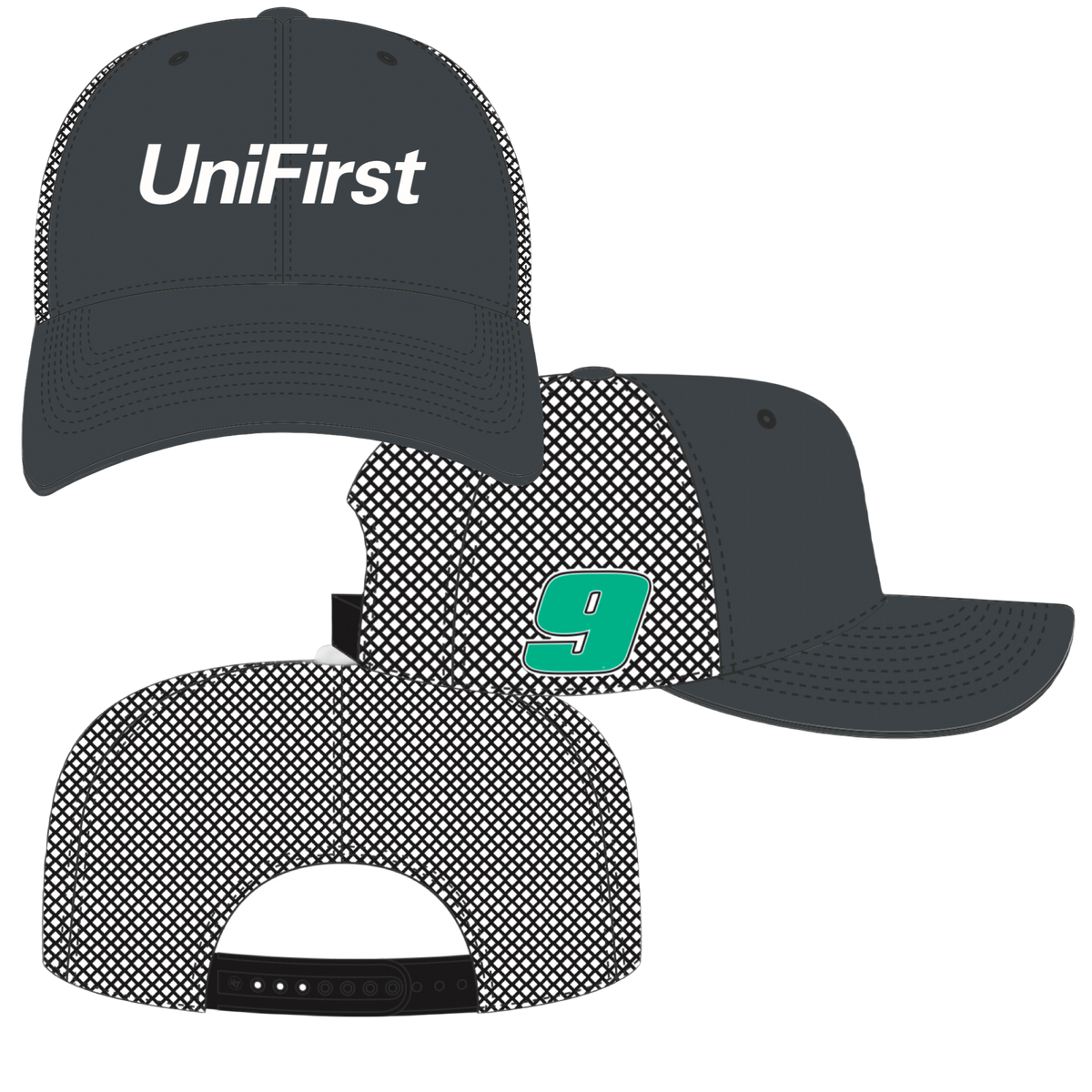 *PREORDER* ‘47 CHARCOAL UNIFIRST TRUCKER HAT Chase Elliott Store