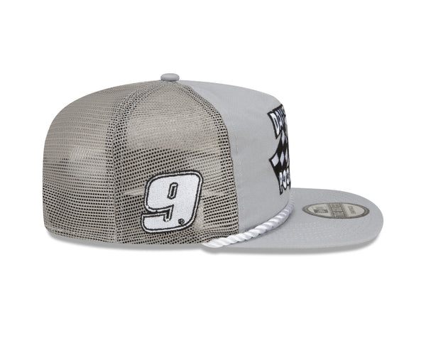 GREY POOL ROOM NEW ERA GOLFER TRUCKER HAT