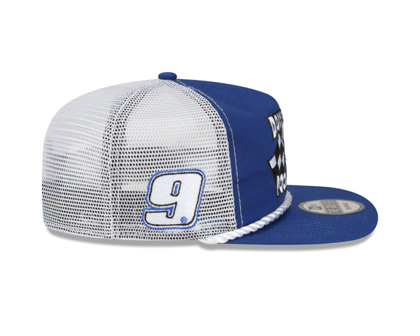 BLUE & WHITE POOL ROOM NEW ERA GOLFER TRUCKER HAT