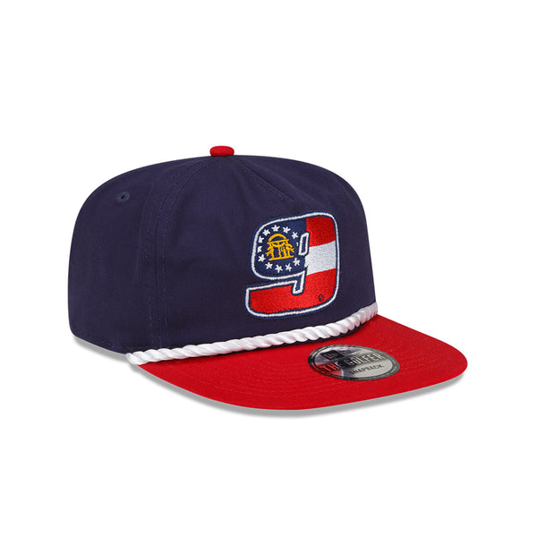 BLUE & RED GEORGIA 9 NEW ERA GOLFER HAT