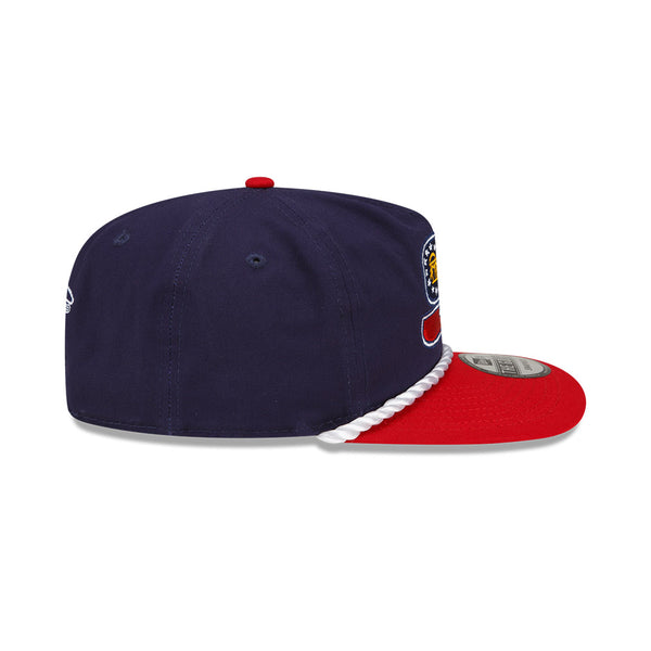 BLUE & RED GEORGIA 9 NEW ERA GOLFER HAT