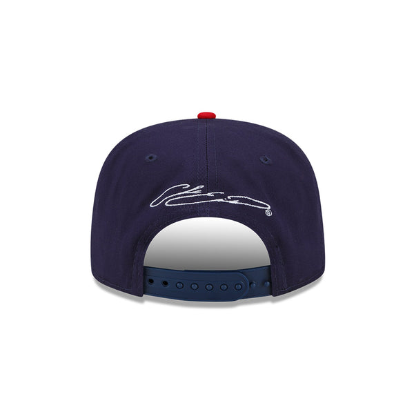 BLUE & RED GEORGIA 9 NEW ERA GOLFER HAT