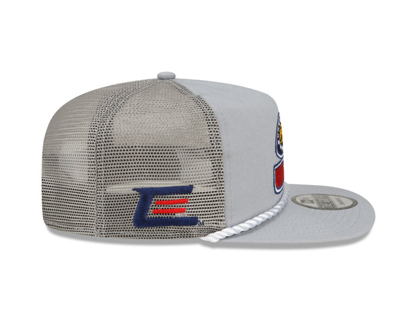 GREY GEORGIA 9 NEW ERA GOLFER TRUCKER HAT