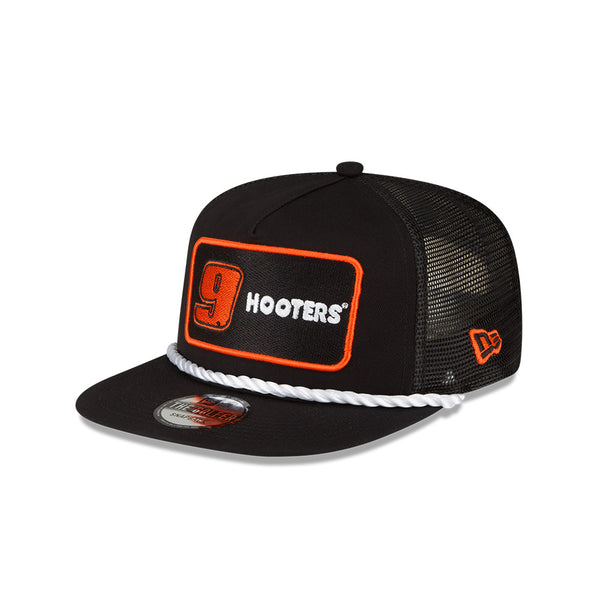 GORRA DE CAMIONERO DE GOLFISTA 9 NEGRA HOOTERS NEW ERA