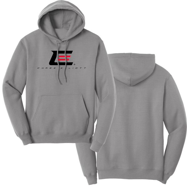 SUDADERA CON CAPUCHA CE GRIS