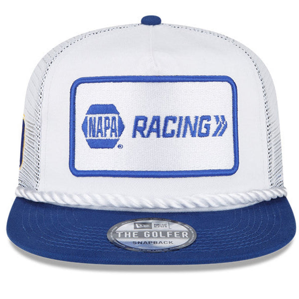 WHITE NAPA NEW ERA GOLFER TRUCKER HAT