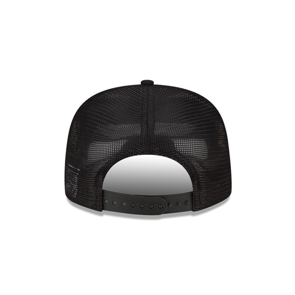 BLACK CE GA OUTLINE NEW ERA GOLFER TRUCKER HAT