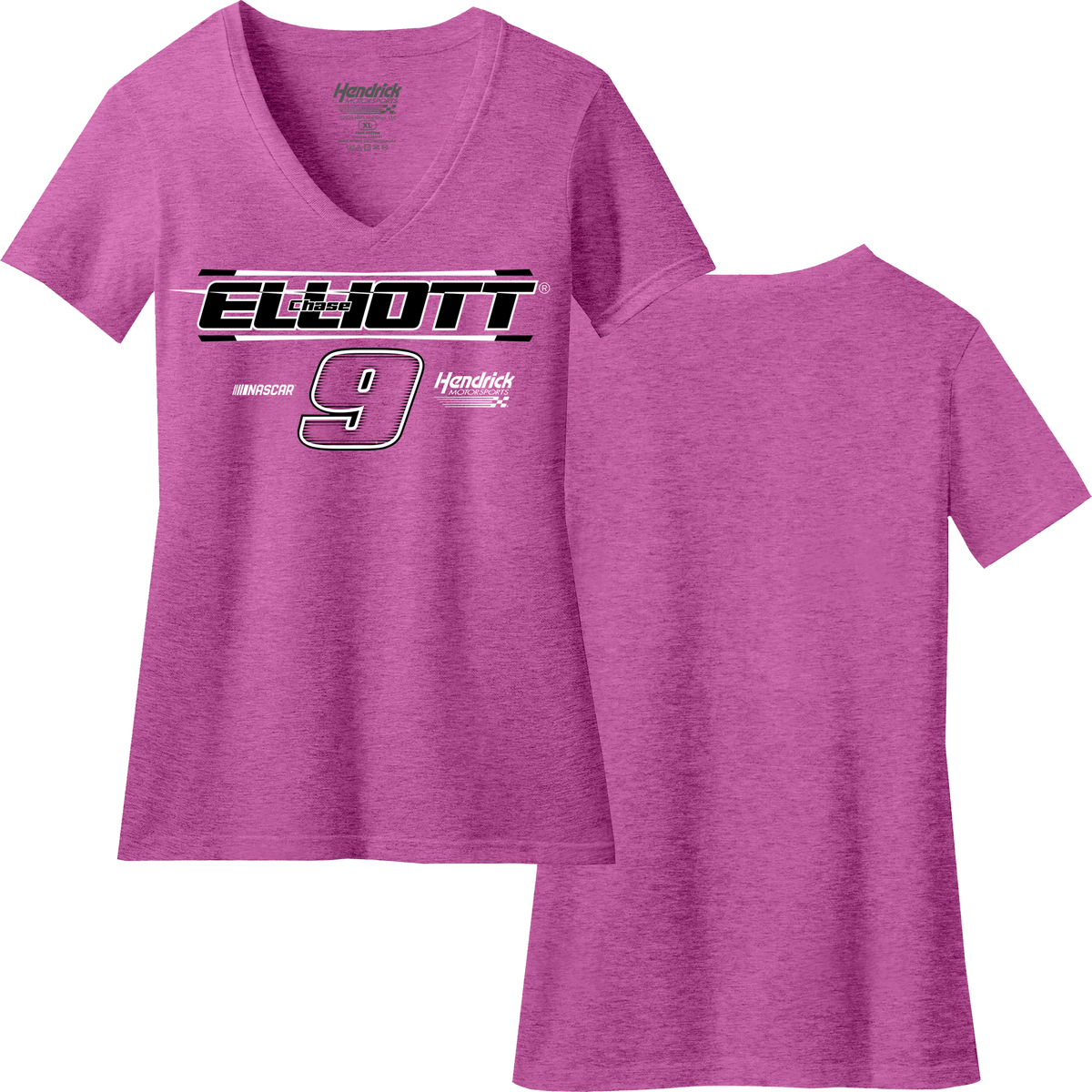 LADIES PINK ELLIOTT TEE – Chase Elliott Store