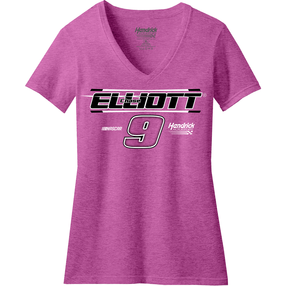 LADIES PINK ELLIOTT TEE – Chase Elliott Store