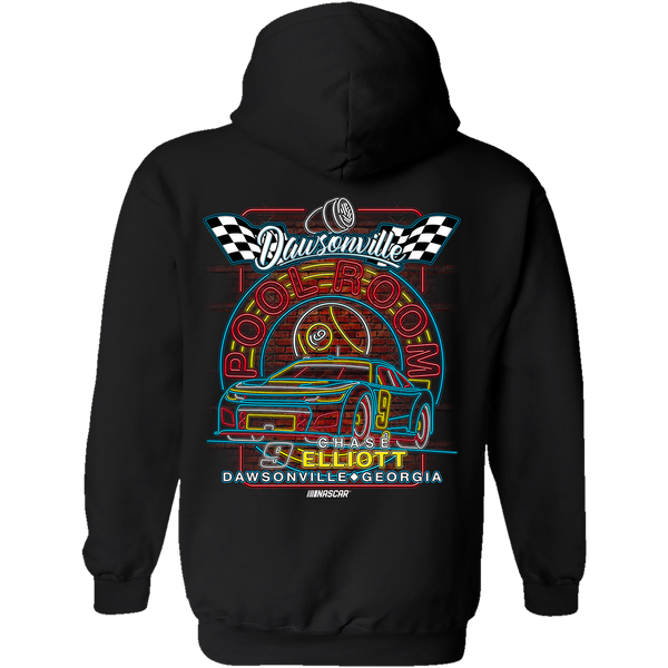 BLACK DAWSONVILLE POOL ROOM HOODIE