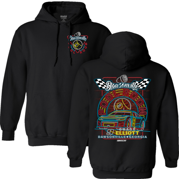 BLACK DAWSONVILLE POOL ROOM HOODIE