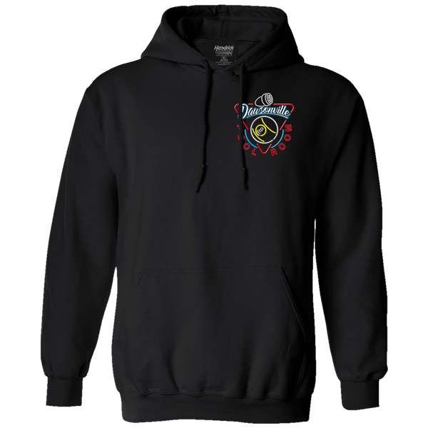 BLACK DAWSONVILLE POOL ROOM HOODIE