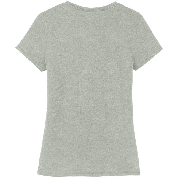 RWB LADIES GREY SCOOP-NECK TEE