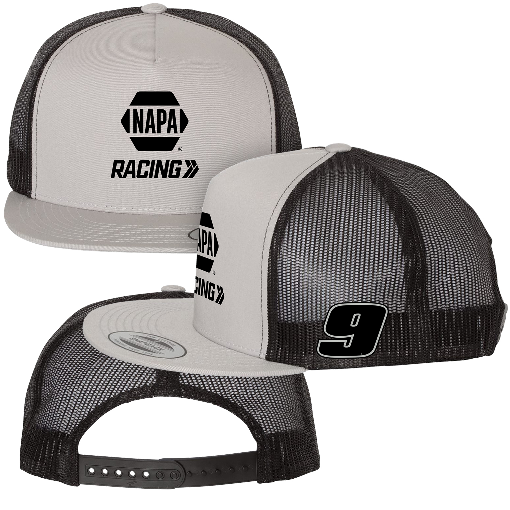 NAPA GREY & BLACK HAT