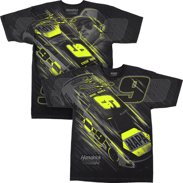 **PRE-ORDER** BLACK TOTAL PRINT TEE