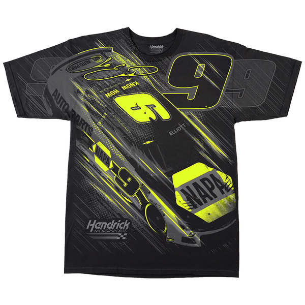 **PRE-ORDER** BLACK TOTAL PRINT TEE