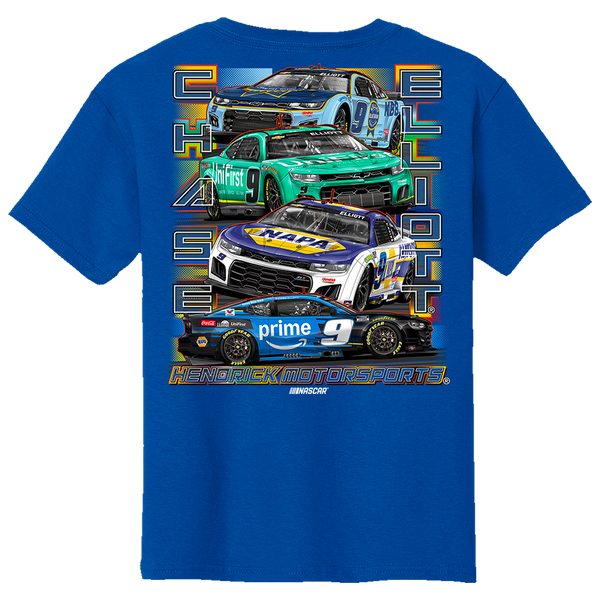 *PRE-ORDER* YOUTH ROYAL MULIT SPONSOR CAR TEE