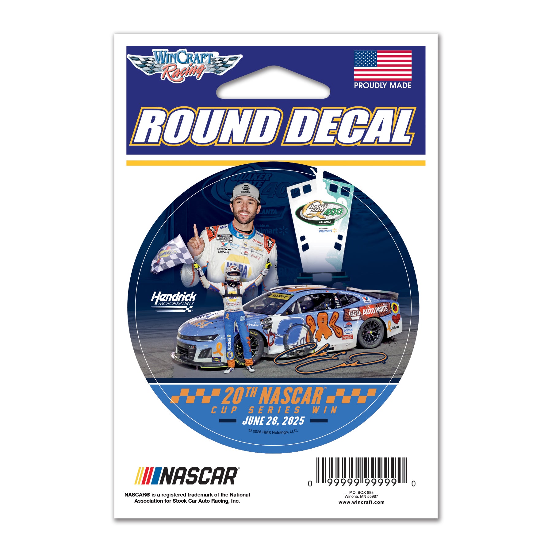 Win Decal 20TH ATLANTA WIN DECAL – Chase Elliott Store