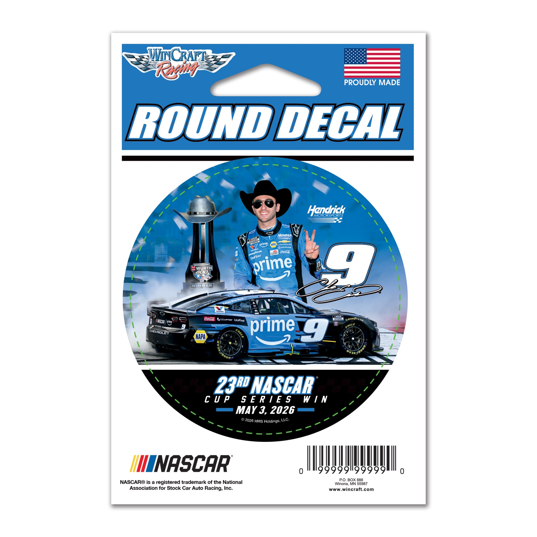 Win Decal 23RD TEXAS WIN DECAL – Chase Elliott Store