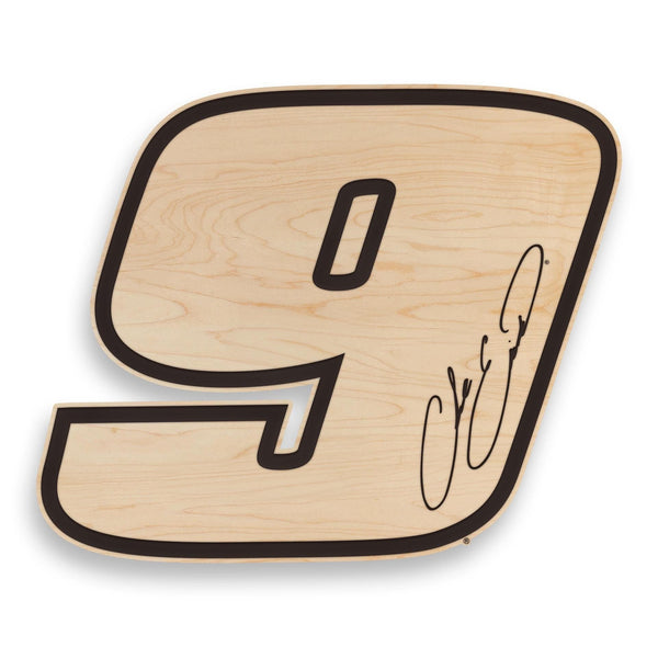Chase Elliot # 9 Wooden Wall Hanging