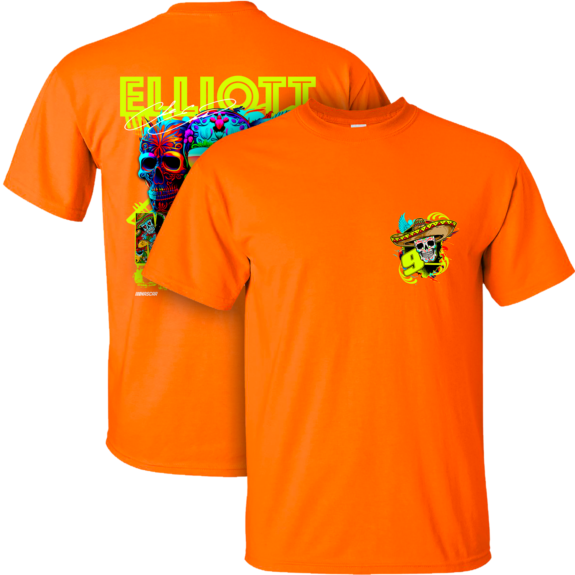 【CIVILIST】 Schulle Tee - Blazing Orange ORANGE MEXICO CITY TEE – Chase Elliott Store