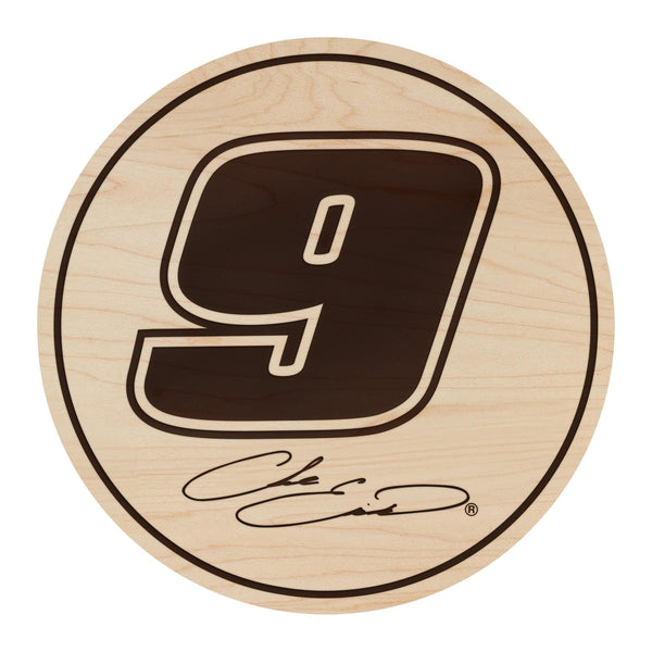 Chase Elliott #9 Wooden Coaster