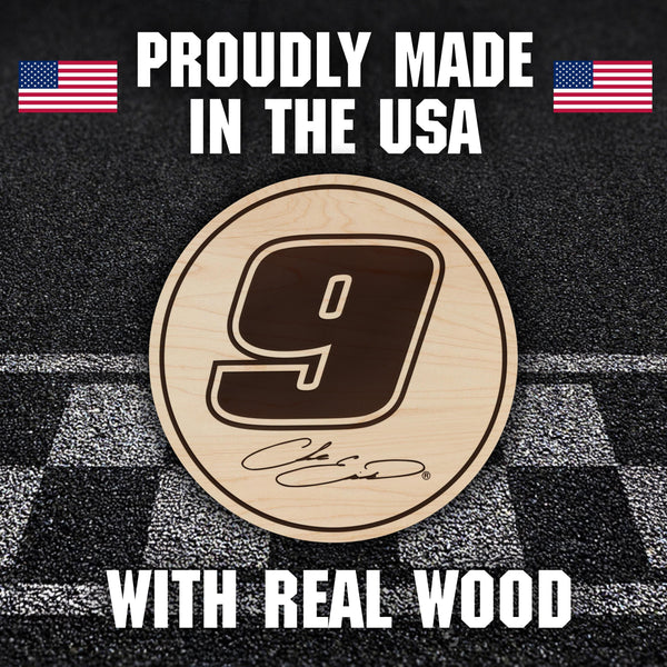 Chase Elliott #9 Wooden Coaster