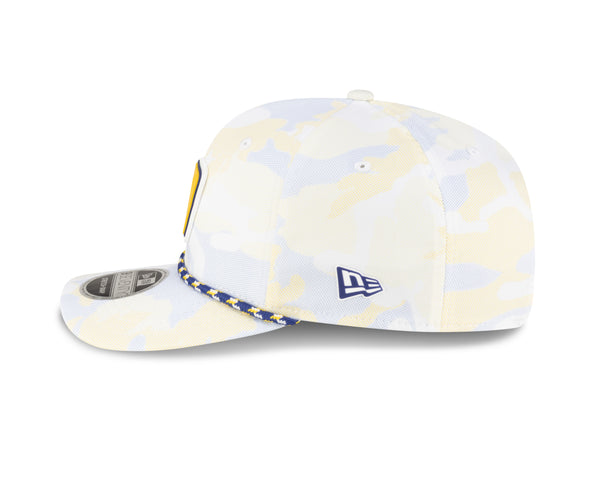 PVC 9 YELLOW AND BLUE CAMO 970 STRETCH SNAP HAT