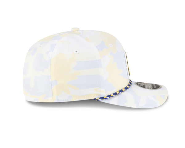 PVC 9 YELLOW AND BLUE CAMO 970 STRETCH SNAP HAT