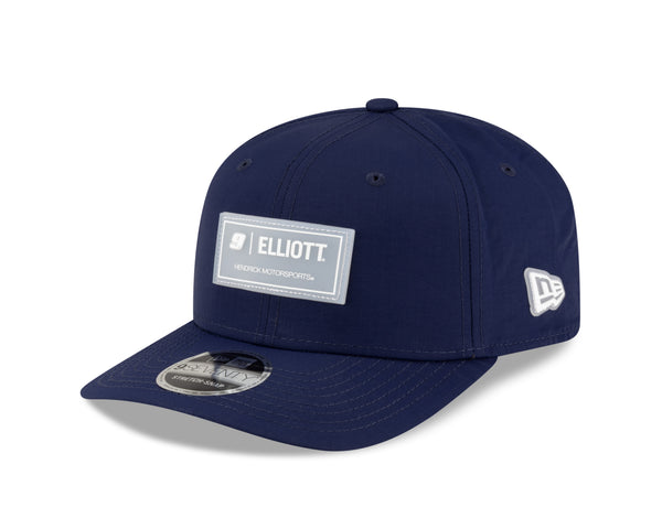 NAVY PVC PATCH 970 STRETCH SNAP HAT
