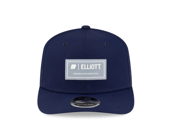 NAVY PVC PATCH 970 STRETCH SNAP HAT