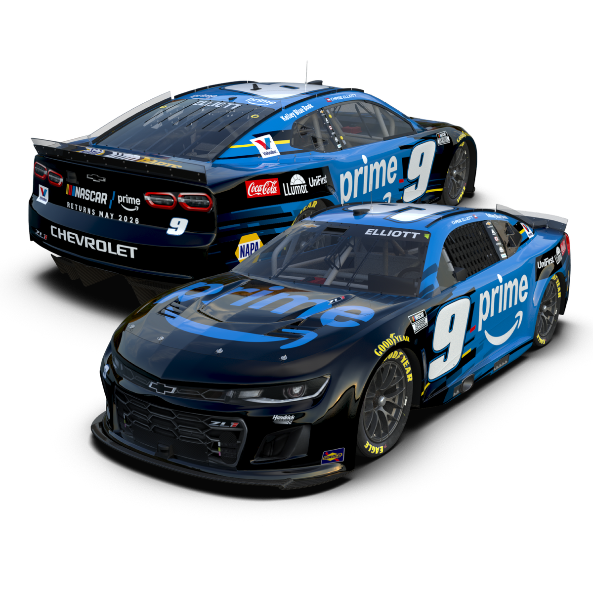2026 PRIME ARC REGULAR PAINT 1:24 DIE-CAST – Chase Elliott Store