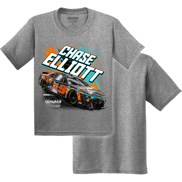 YOUTH GREY HOOTERS TEE