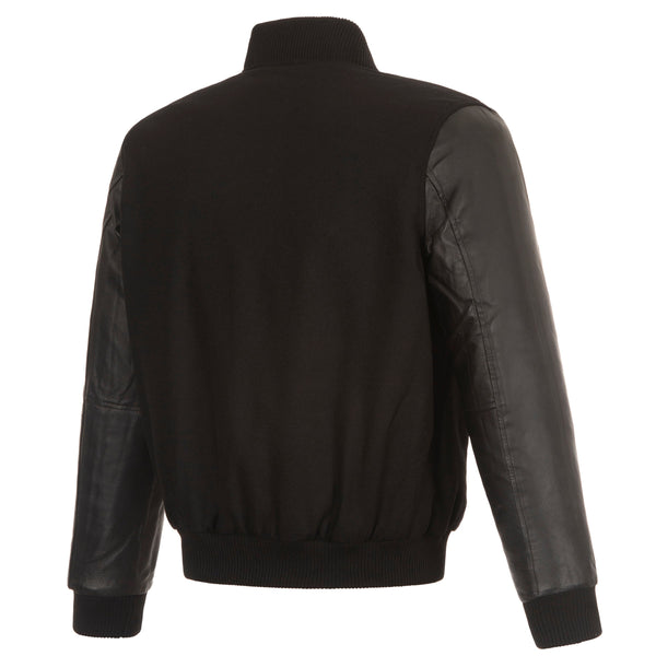 Chase Elliott Reversible Wool and Leather Jacket