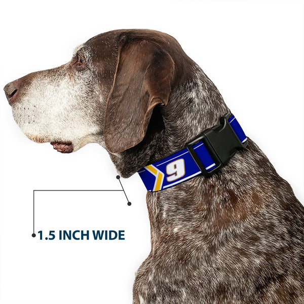 Plastic Clip Collar - Chase Elliott #9 Car Scheme Blue/Yellow/White