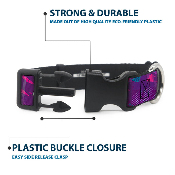 Plastic Clip Collar - Alex Bowman #48 Car Scheme Purples/Pinks/White