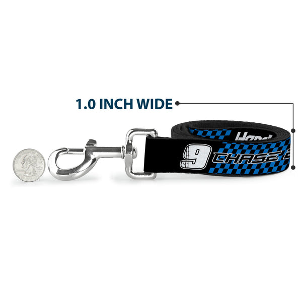 Dog Leash - CHASE ELLIOTT #9 PRIME Hendrick Motorsports Logo Black/White/Blue