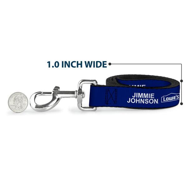 Dog Leash - JIMMIE JOHNSON #48 LOWE'S Logo Checker Blue/White