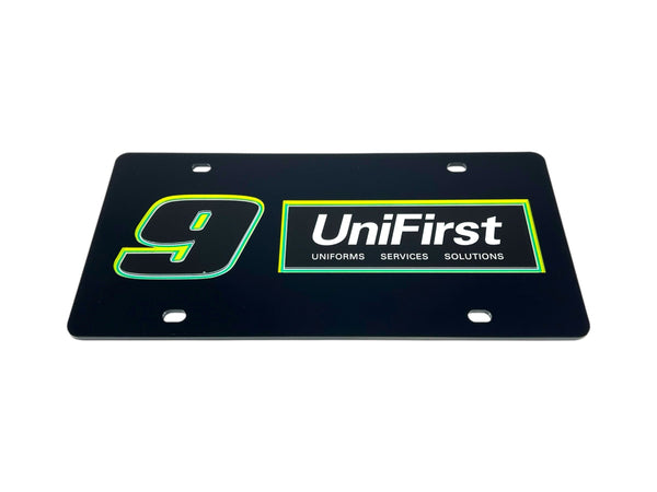 Chase Elliott UniFirst # & Sponsor Acrylic License Plate
