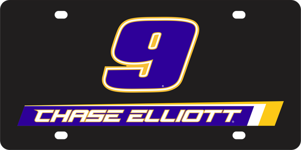 Chase Elliott NAPA # & Name Rail Acrylic License Plate