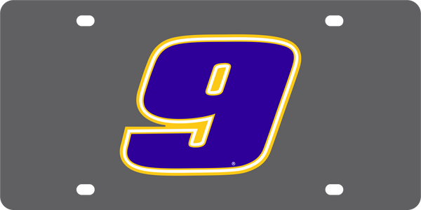 Chase Elliott NAPA # Only Carbon Steel License Plate