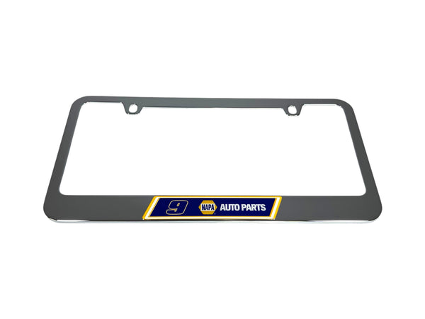 Chase Elliott NAPA # & Sponsor Chrome License Plate Frame