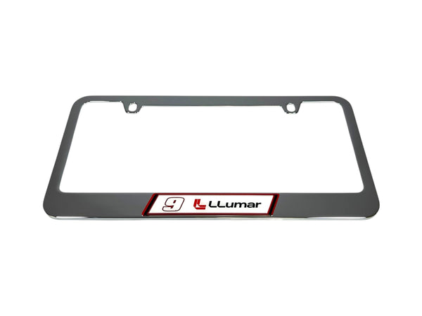 Chase Elliott LLumar # & Sponsor Chrome License Plate Frame