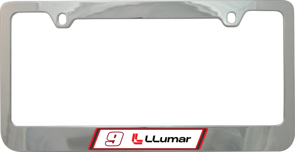 Chase Elliott LLumar # & Sponsor Chrome License Plate Frame