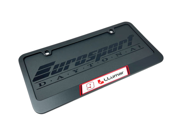 Chase Elliott LLumar # & Sponsor Black License Plate Frame
